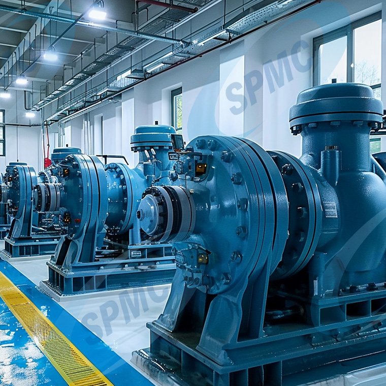 power plant pump test line for high efficiency circulating pumps and boiler feed pumps SPMC