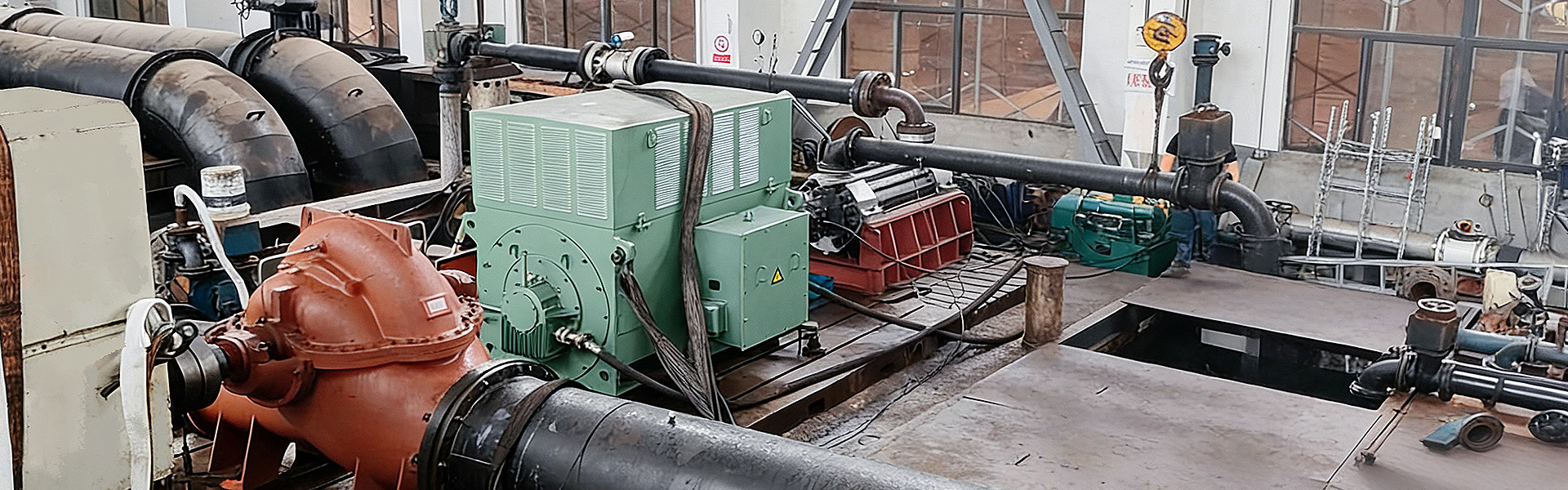 industrial pump skid installation and onsite commissioning service for power plant pumps - SPMC