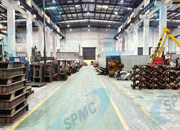 warehouse packing and export shipping for pump systems global supplier SPMC
